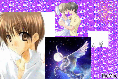 l'amour dans les manga - GIF animé gratuit