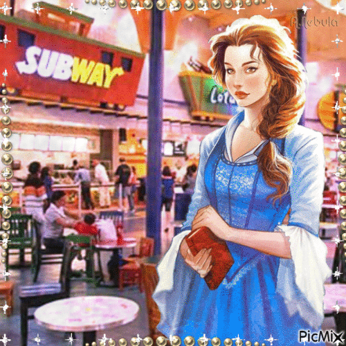 "Belle" in real life-contest - GIF animado grátis