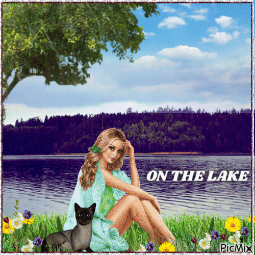 ON THE LAKE - GIF animé gratuit