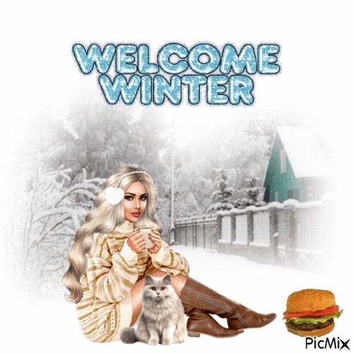 Welcome Winter - GIF เคลื่อนไหวฟรี