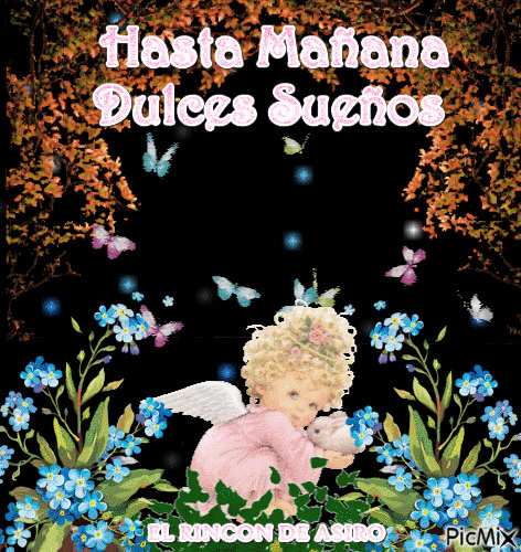 HASTA MAÑANA - Бесплатный анимированный гифка