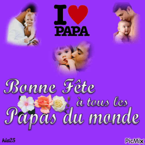 papa et enfant - Darmowy animowany GIF