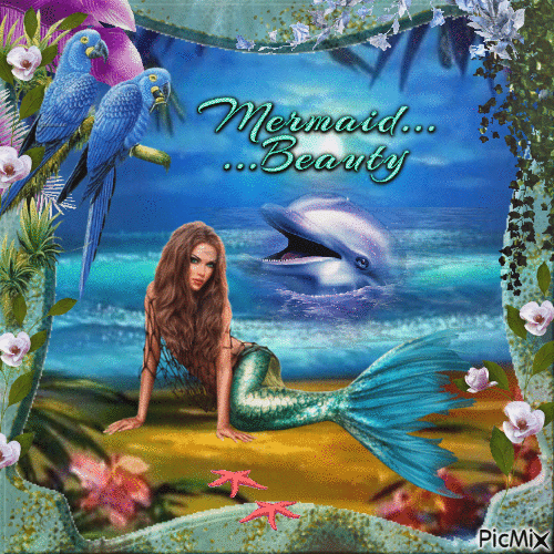 ☆☆ Fantasy, mermaid  ☆☆ - Ingyenes animált GIF