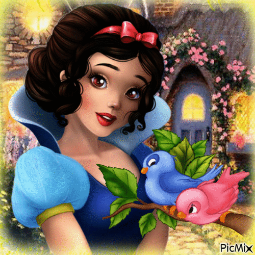 Blanche-neige   concours - 免费动画 GIF