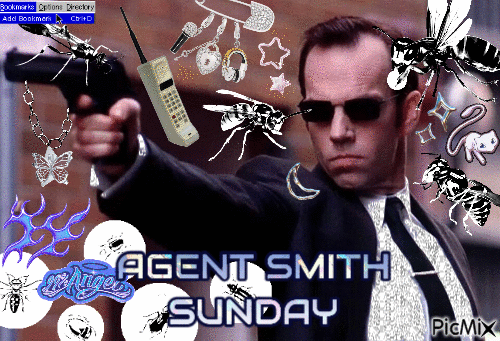 AGENT SMITH SUNDAY - Безплатен анимиран GIF