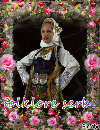 folklore serbe - Безплатен анимиран GIF