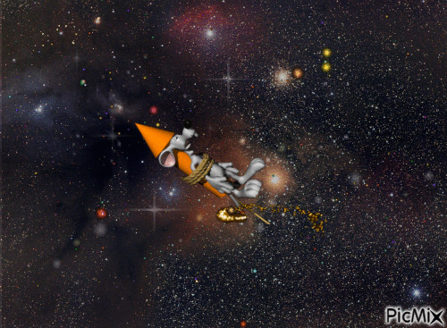 dans l'espace - Darmowy animowany GIF