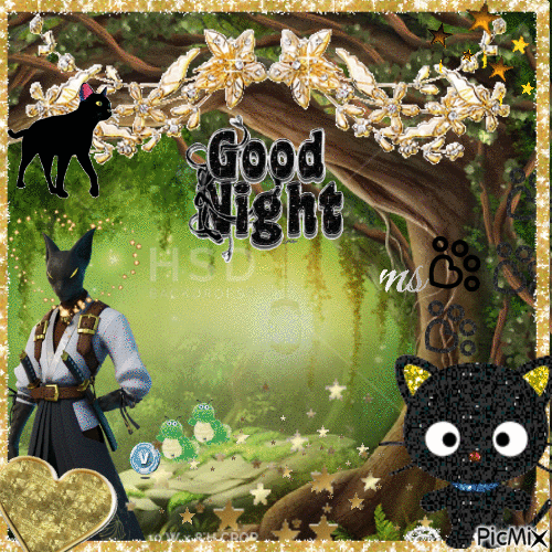 Azuki Fortnite Good night - Darmowy animowany GIF