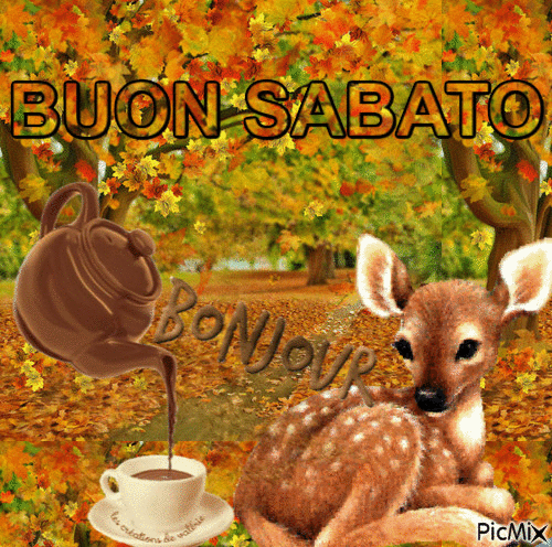BUON SABATO - Free animated GIF