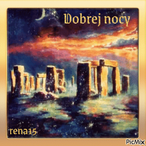 DOBREJ NOCY - Бесплатный анимированный гифка