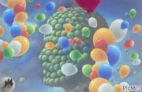 Algunos globos - Nemokamas animacinis gif