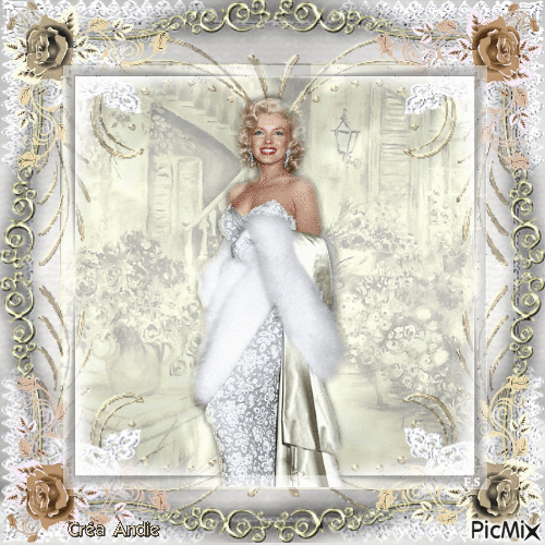 Marilyn Monroe, Actrice américaine - GIF animé gratuit
