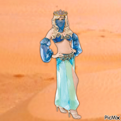 Arabian princess - GIF animé gratuit