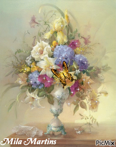 Vaso de Flores - Gratis animeret GIF