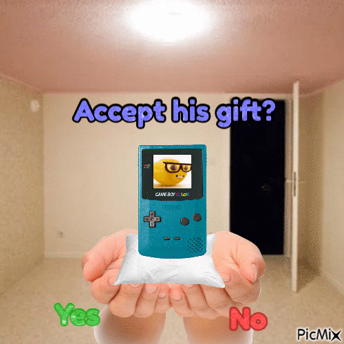 Accept the gift? - 免费动画 GIF
