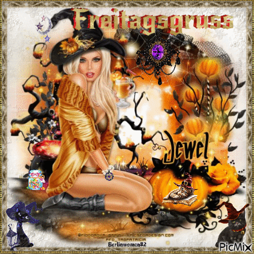 Witch Friday / Hexen Freitag - Δωρεάν κινούμενο GIF