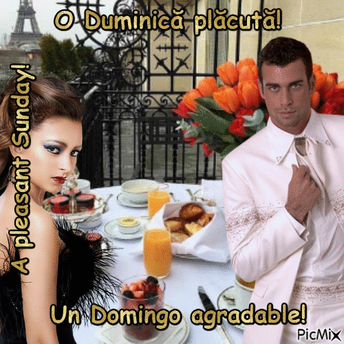 Un Domingo agradable!k1 - Бесплатный анимированный гифка