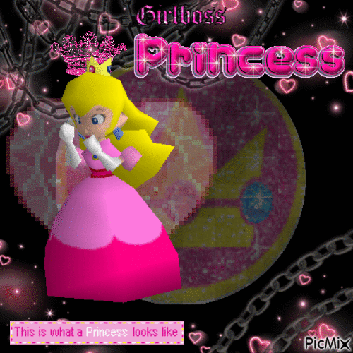 princess peach !! - 免费动画 GIF