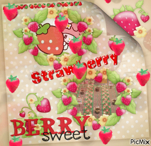 Strawberry - GIF animé gratuit