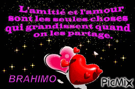 l amitie et l amour... - Bezmaksas animēts GIF