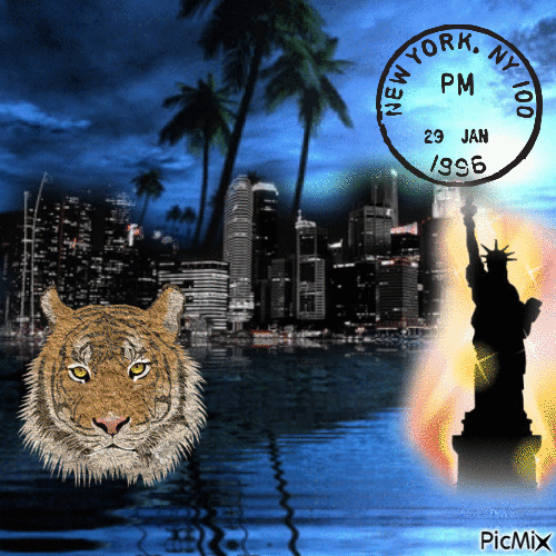 New York. N.Y. 100 - GIF animasi gratis