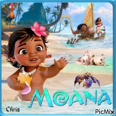 Baby Moana - 免费PNG