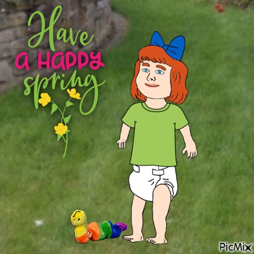 Have a happy spring! - Free PNG