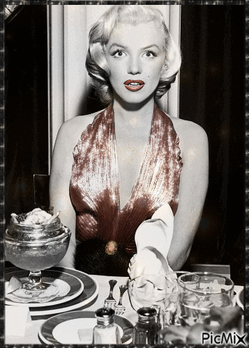 Marilyn - Animovaný GIF zadarmo