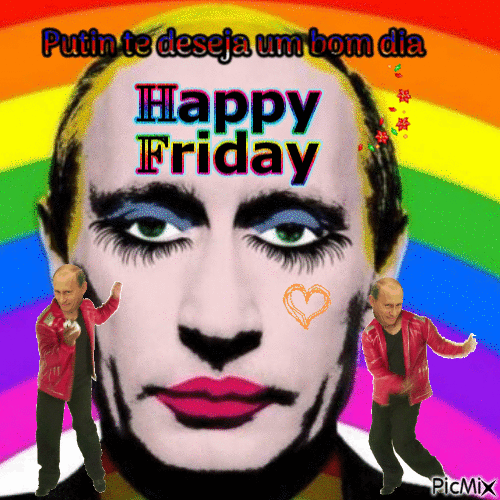 Putin sexta-feira - GIF animate gratis