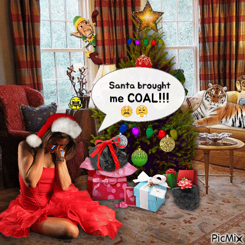 Not a jolly Christmas... - GIF animado gratis