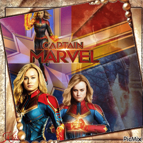 Captain Marvel - Δωρεάν κινούμενο GIF