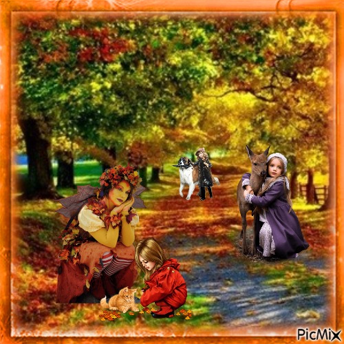 nice autumn day - png gratuito