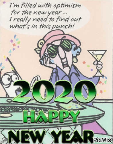 maxine happy 2020 - nemokama png