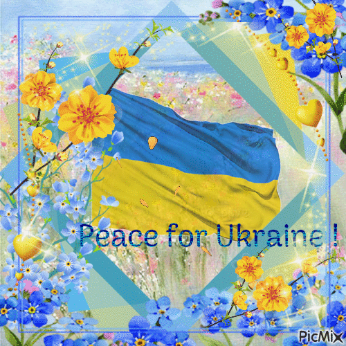 Peace for Ukraine ! - GIF animate gratis