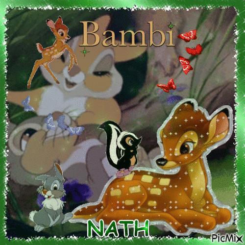 BAMBI - Zdarma animovaný GIF