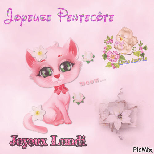 joyeuse Pentecôte - Бесплатный анимированный гифка