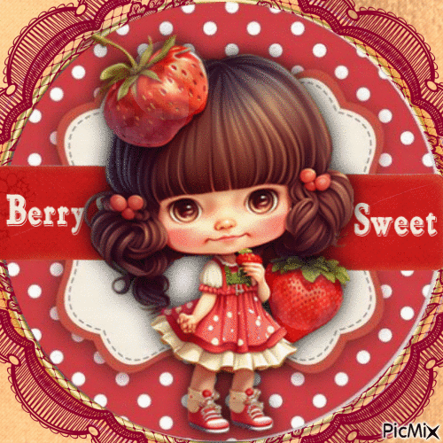 Berry Sweet/Girl - Бесплатный анимированный гифка