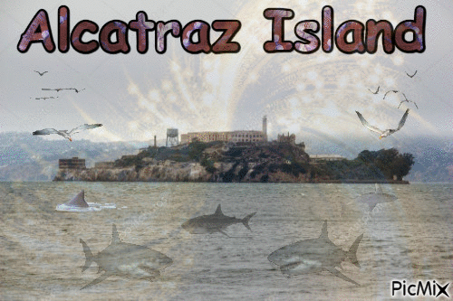 Alcatraz Island - GIF animé gratuit