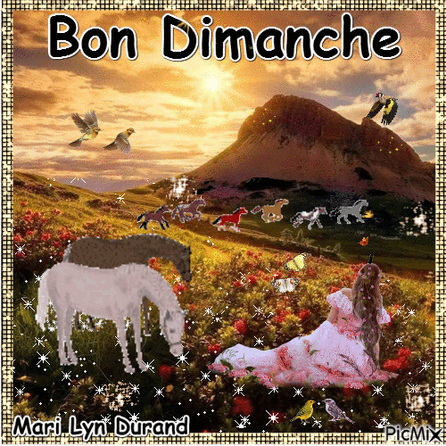 BON DIMANCHE - Ingyenes animált GIF