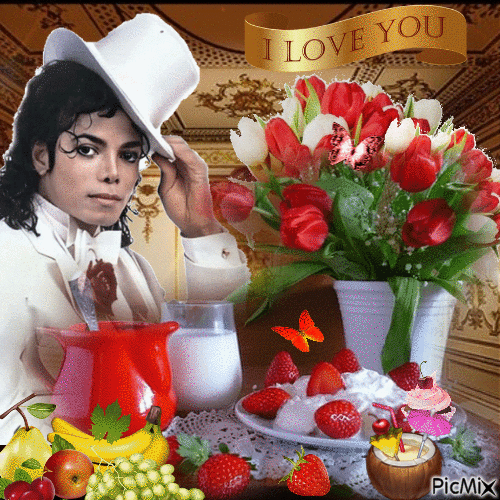 Michael Jackson. - Gratis animerad GIF