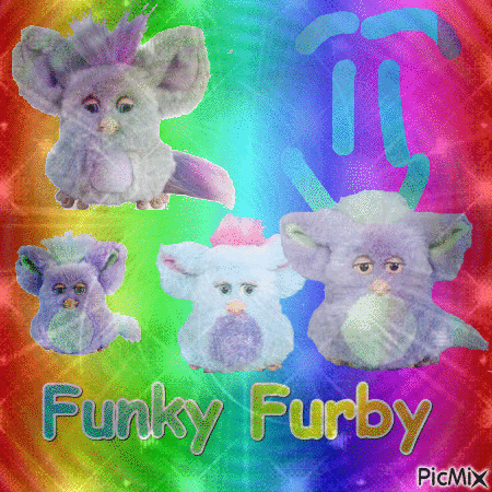funky furby - 免费动画 GIF