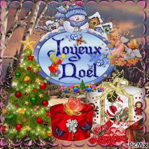 Joyeux Noël - 無料のアニメーション GIF