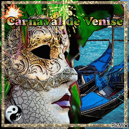Carnaval de Venise - Бесплатный анимированный гифка