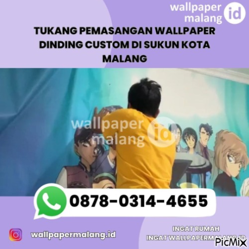 TUKANG PEMASANGAN WALLPAPER CUSTOM DI SUKUN KOTA MALANG - zdarma png