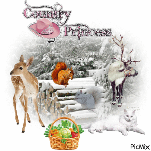 Country Princess Wildlife Garden - 無料のアニメーション GIF