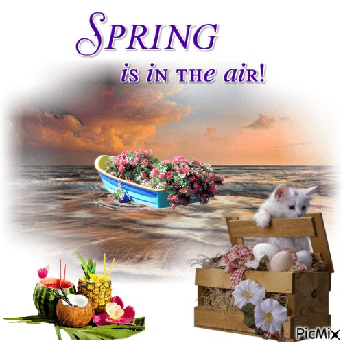 Spring Is In The Air - безплатен png