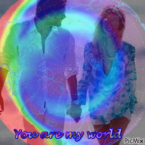 You are my world - Free animated GIF