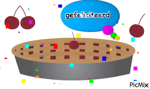 gefeliciteerd - GIF เคลื่อนไหวฟรี