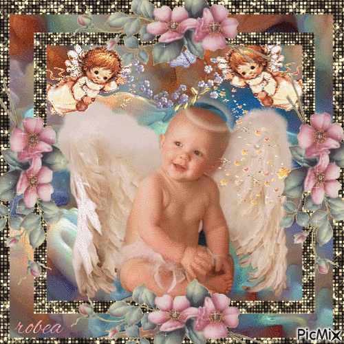 Bébé ange - Gratis animerad GIF