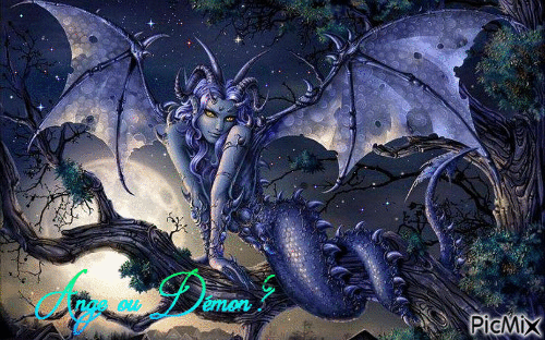 ange demon - Бесплатный анимированный гифка